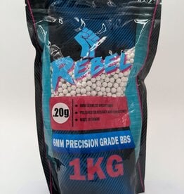 REBEL Rebel Precision 6mm BBs 1kg Bag - 0.20g