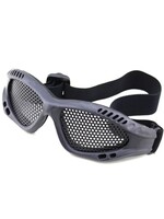 BIG FOOT Big Foot Zero Steel Mesh Goggles(Small) (Round Orifice) (Black)