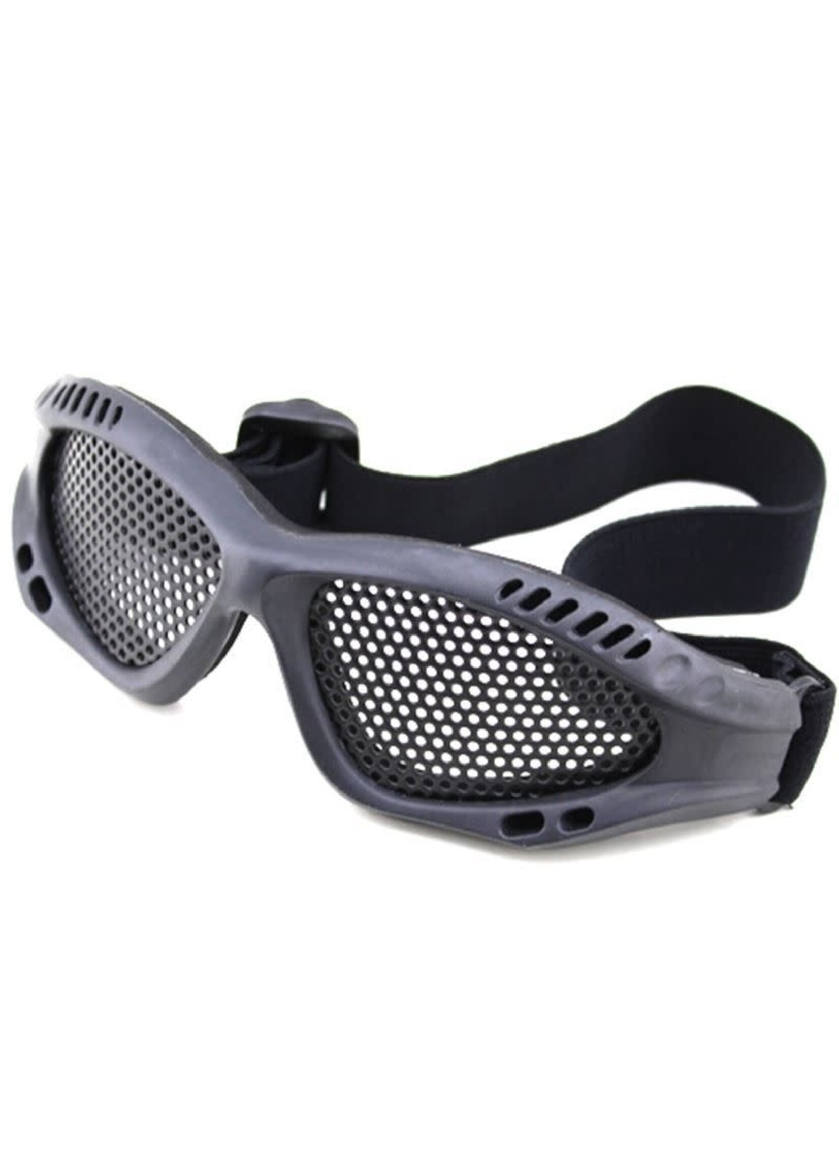 BIG FOOT Big Foot Zero Steel Mesh Goggles(Small) (Round Orifice) (Black)