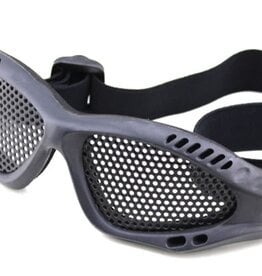 BIG FOOT Big Foot Zero Steel Mesh Goggles(Small) (Round Orifice) (Black)