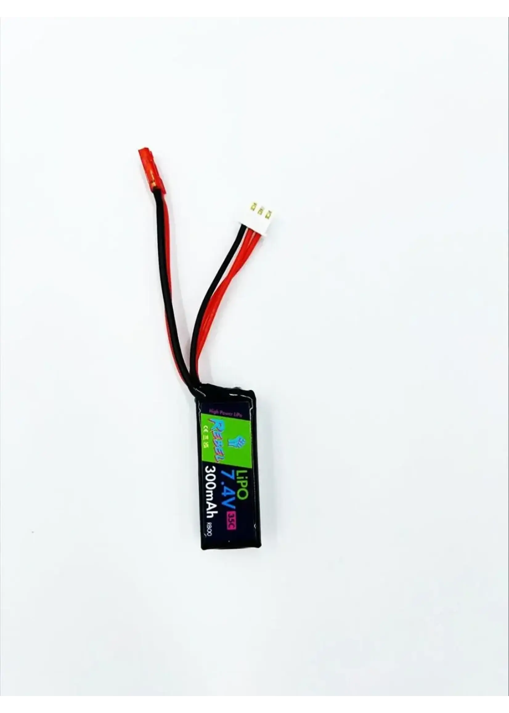 REBEL Rebel Battery - HPA Micro 7.4v 35c 300mAh JST