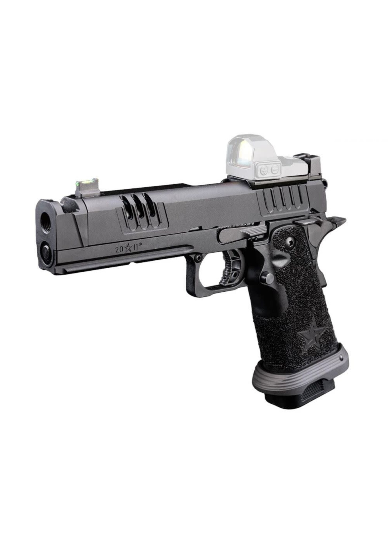 ARMY ARMAMENTS Staccato Licensed C2 COMP SOC 2011 Gas Blowback Airsoft Pistol (by Army - R618)