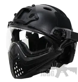 wosport Tactical Piloteer Helmet and Mask for Airsoft