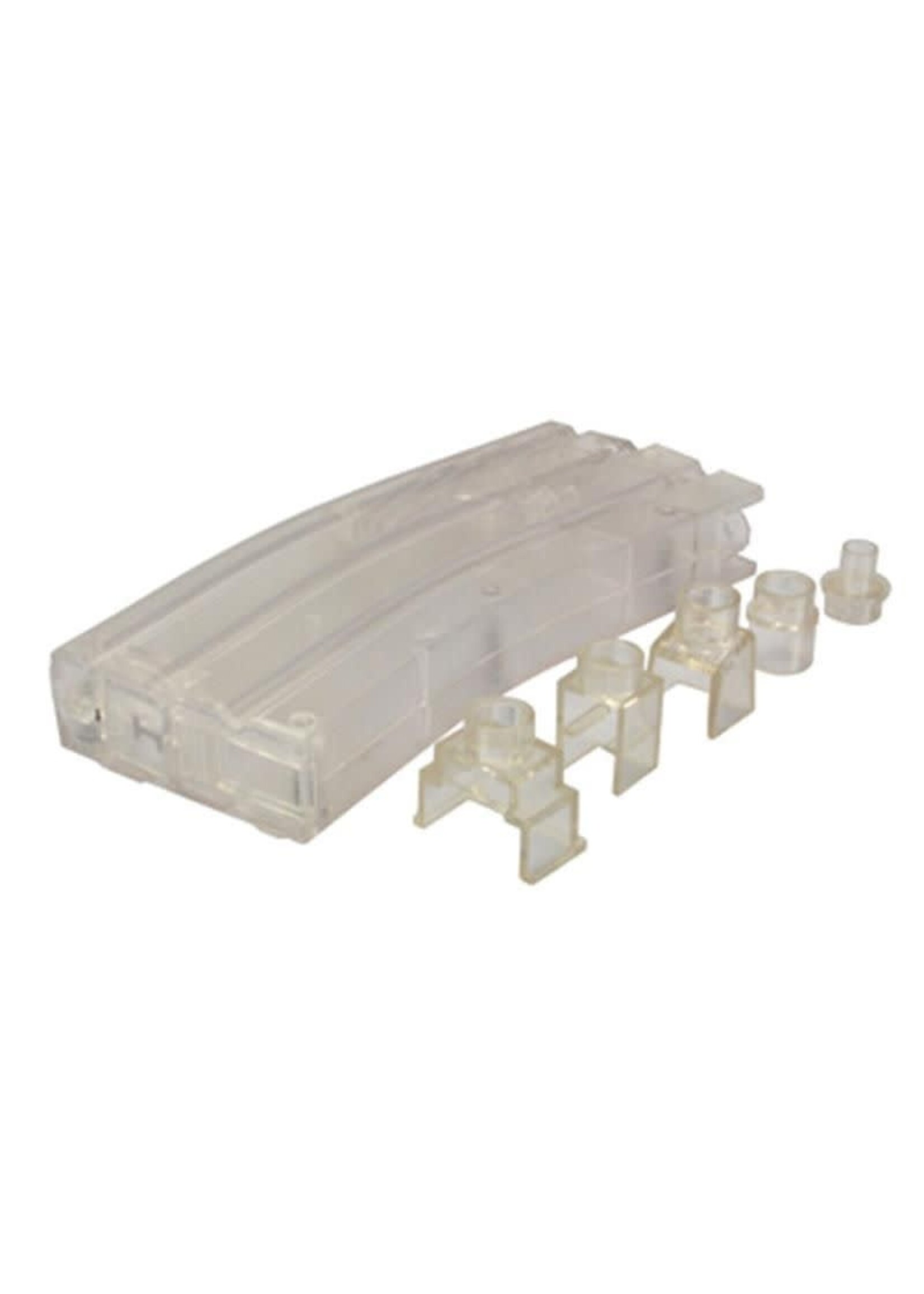 BATTLEAXE Battleaxe M4 Speedloader 200 Rounds with 7 Front Extensions (White - B20)