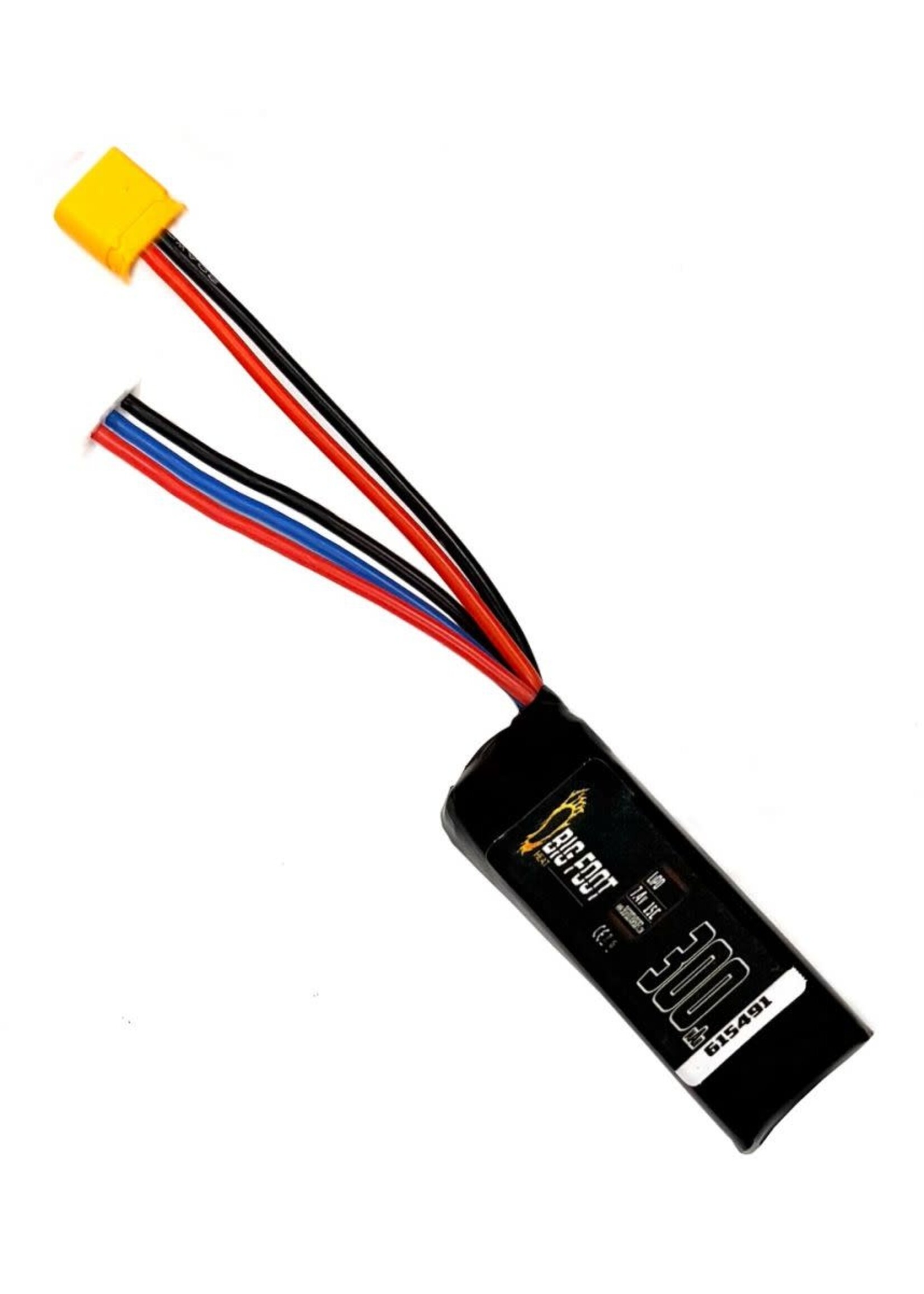 BIG FOOT Big Foot Heat 7.4V 300mAh 25c LIPO Battery (HPA - 12x17x40mm - XT30)
