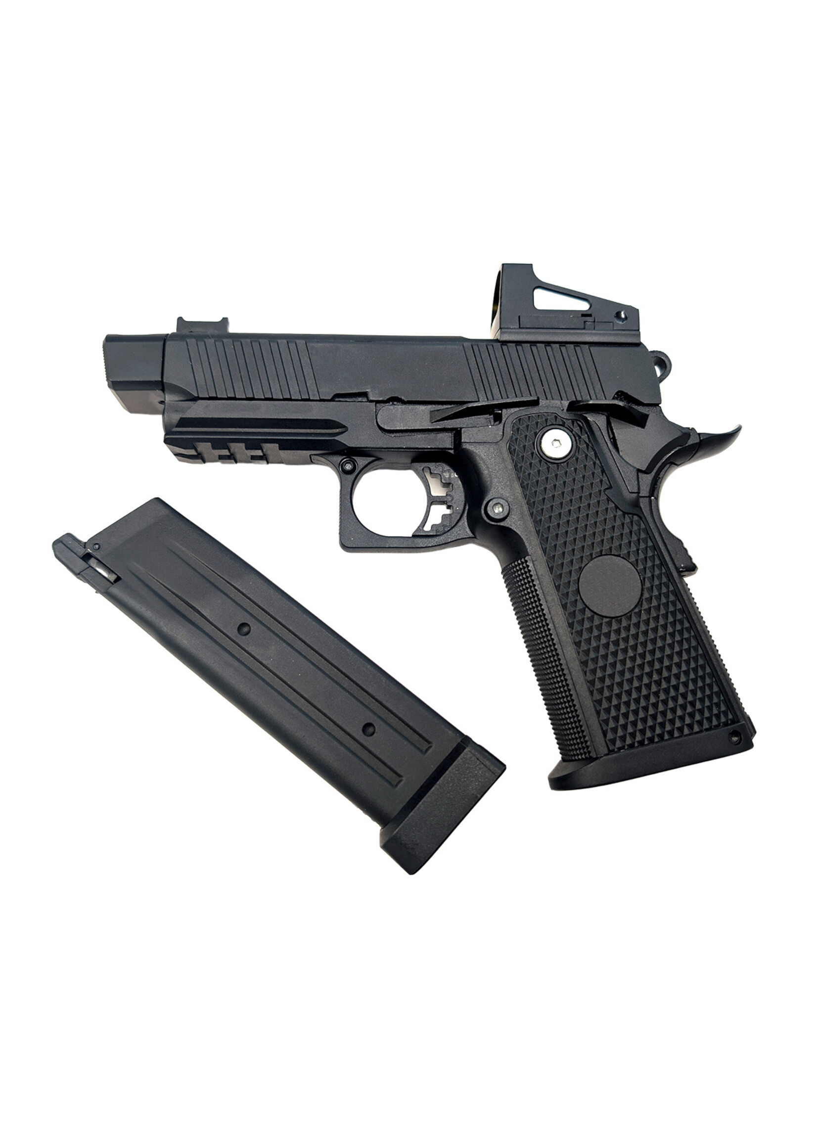 WELL WELL G5.1B Blowback 3.25 Comp Airsoft Co2 Pistol With Sight