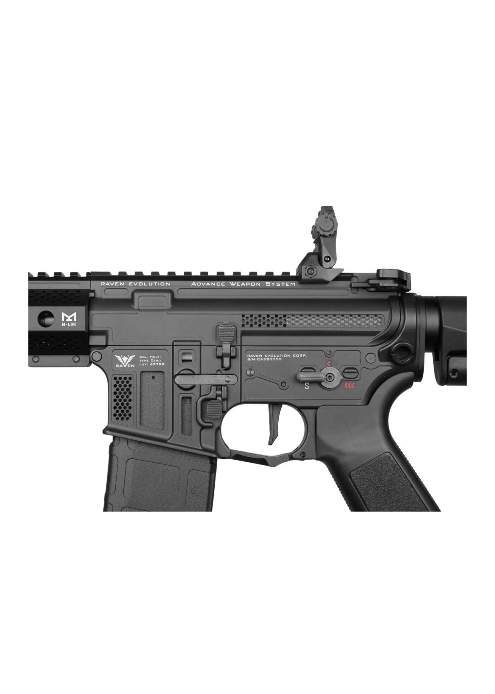 RAVEN EVOLUTION Raven Evolution Elite Type Zero CQB AEG - Black