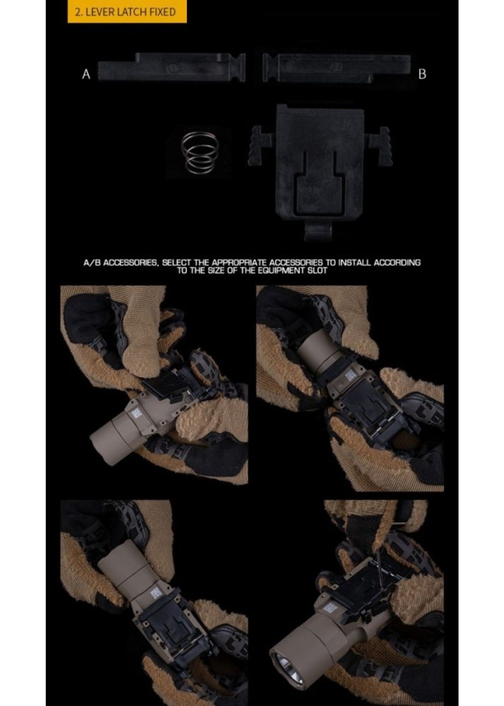 wosport Wosport - X300-A Flashlight Torch (SF Model - Black)