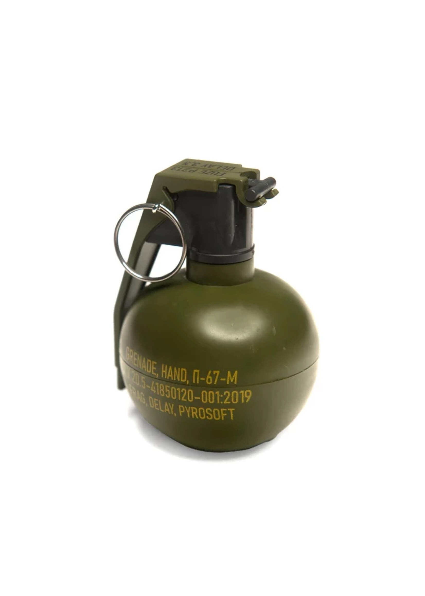 PYROSOFT Pyrosoft Airsoft Hand Grenade P-67-G Nato (Peas - Pack of 10)
