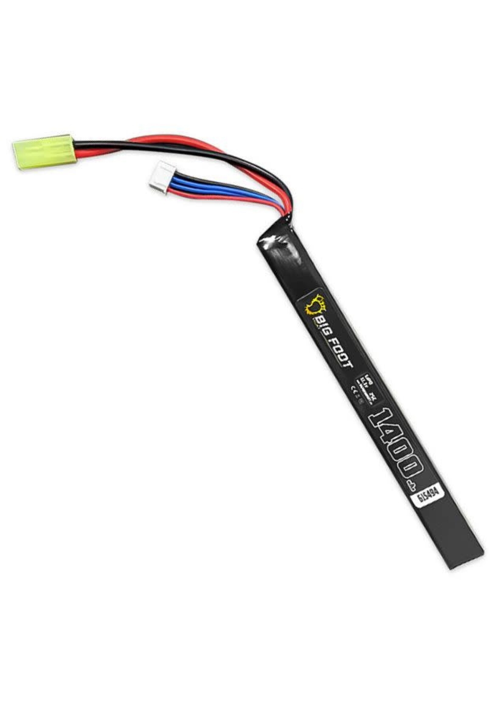 BIG FOOT Big Foot Heat 11.1v 1400mAh 15c Lipo Battery (15x18x171mm - Stick - Mini T)