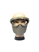 BATTLEAXE Battleaxe Full Face Goggle with Fan (B28 - Tan)