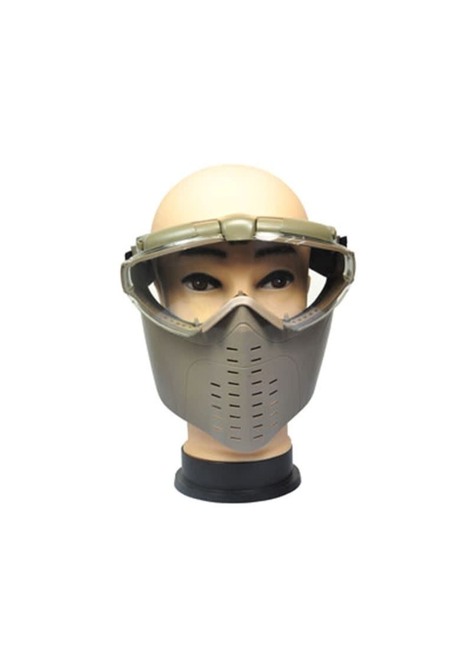 BATTLEAXE Battleaxe Full Face Goggle with Fan (B28 - Tan)