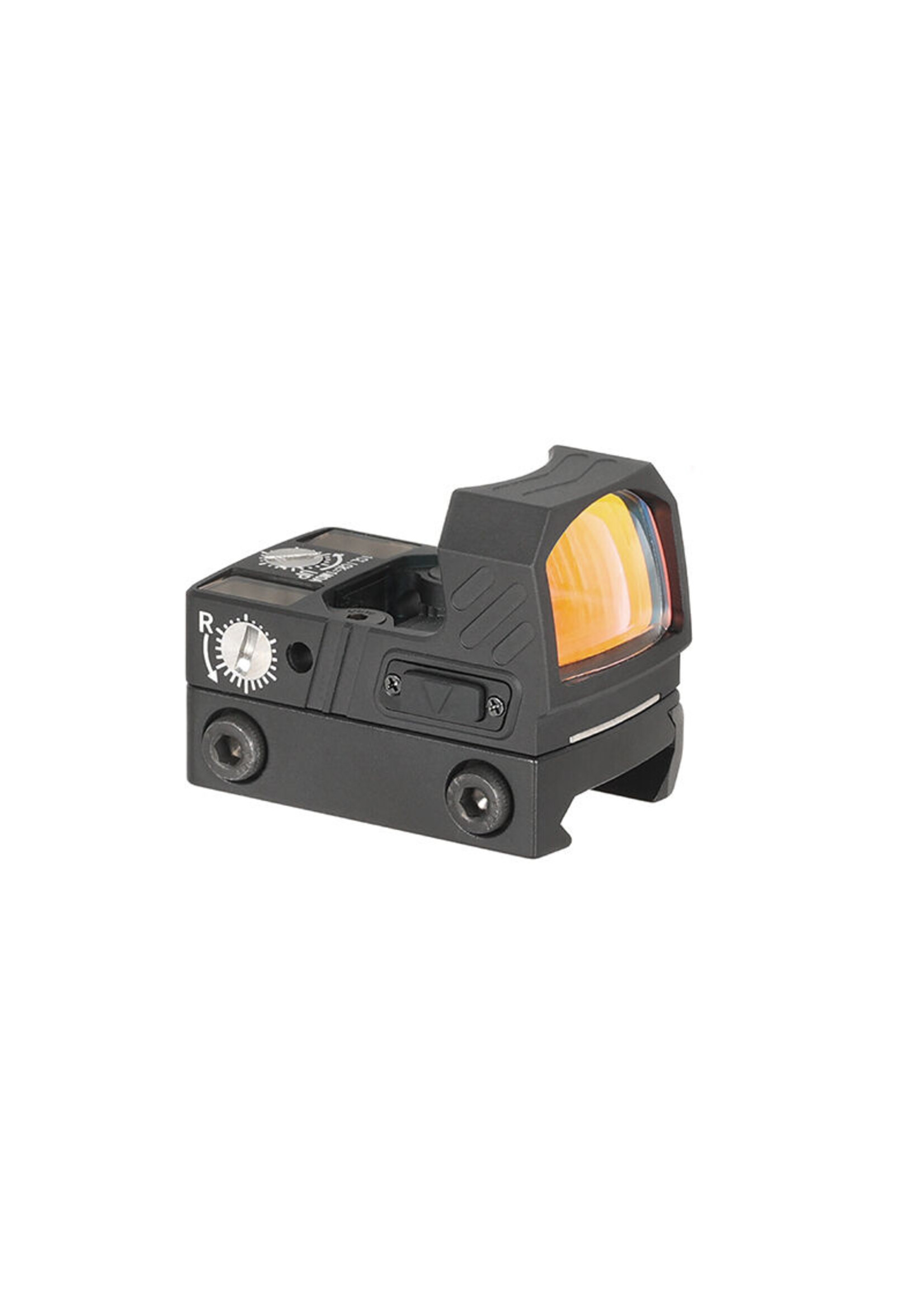 jj airsoft JJ Airsoft XR5 Solar Powered Mini Red Dot Sight (Black)
