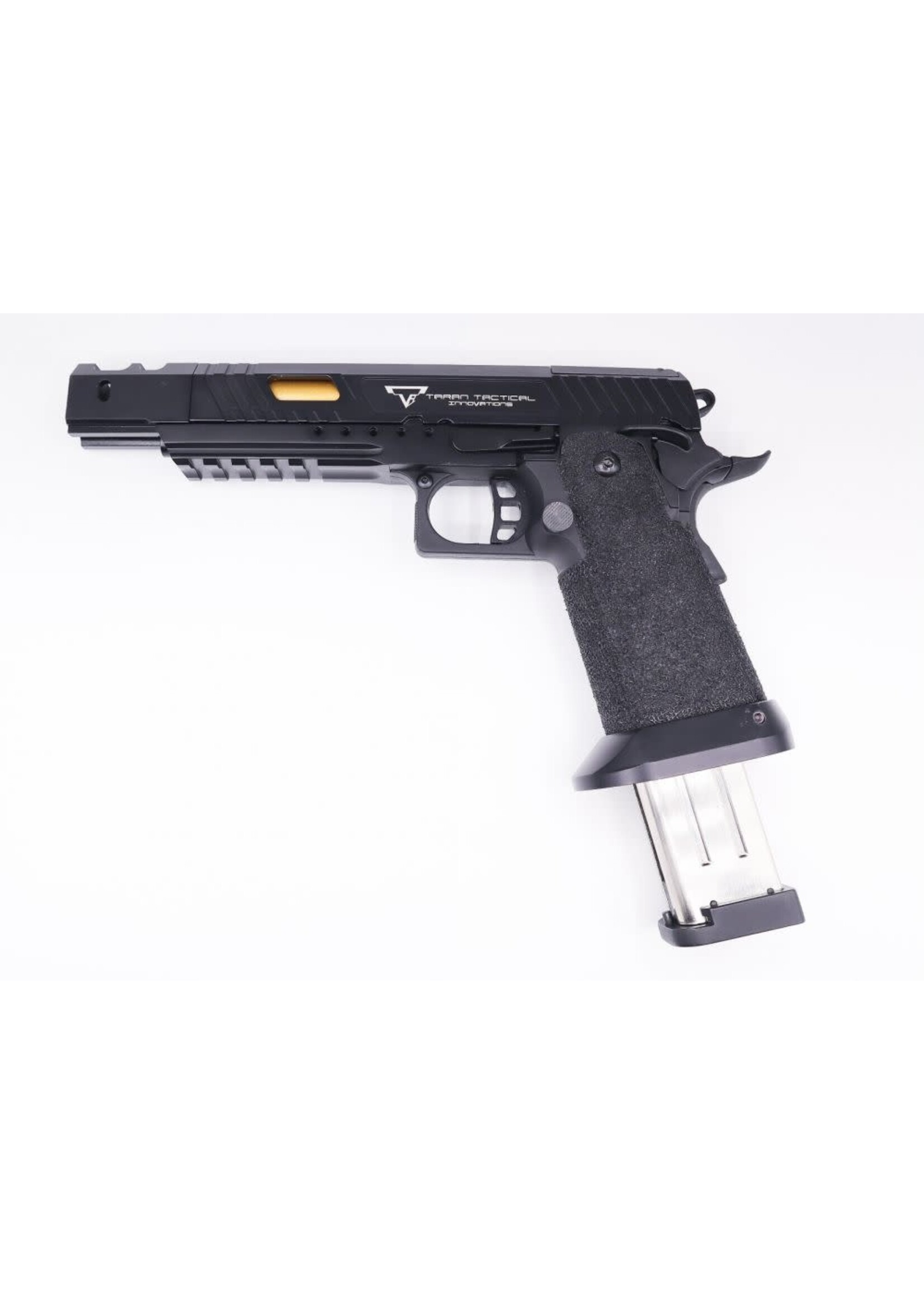 ARMY ARMAMENTS Jag Precision x Taran Tactical International Combat Master ALPHA Hi-Capa GBBP (R601-3 - Black)