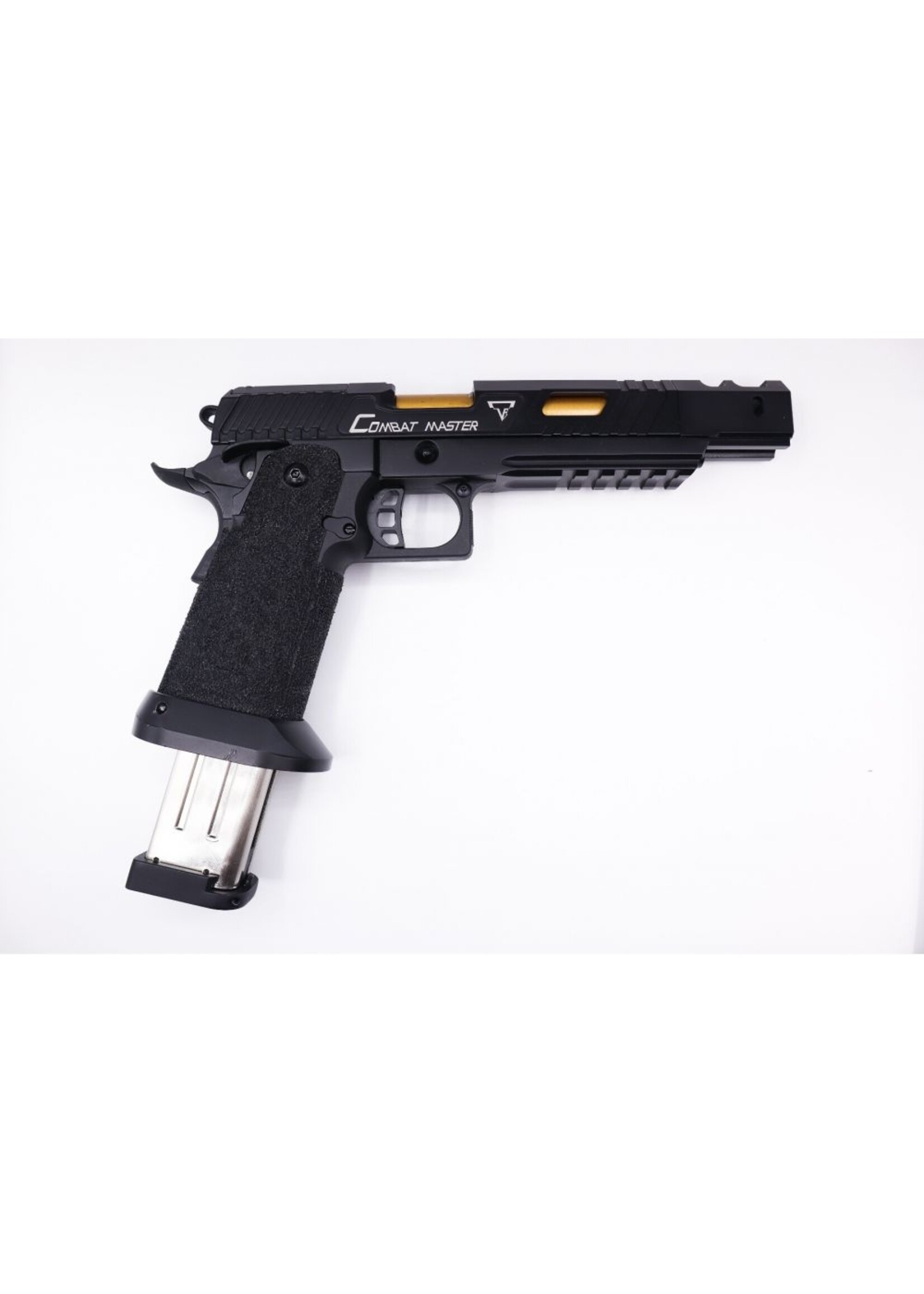 ARMY ARMAMENTS Jag Precision x Taran Tactical International Combat Master ALPHA Hi-Capa GBBP (R601-3 - Black)