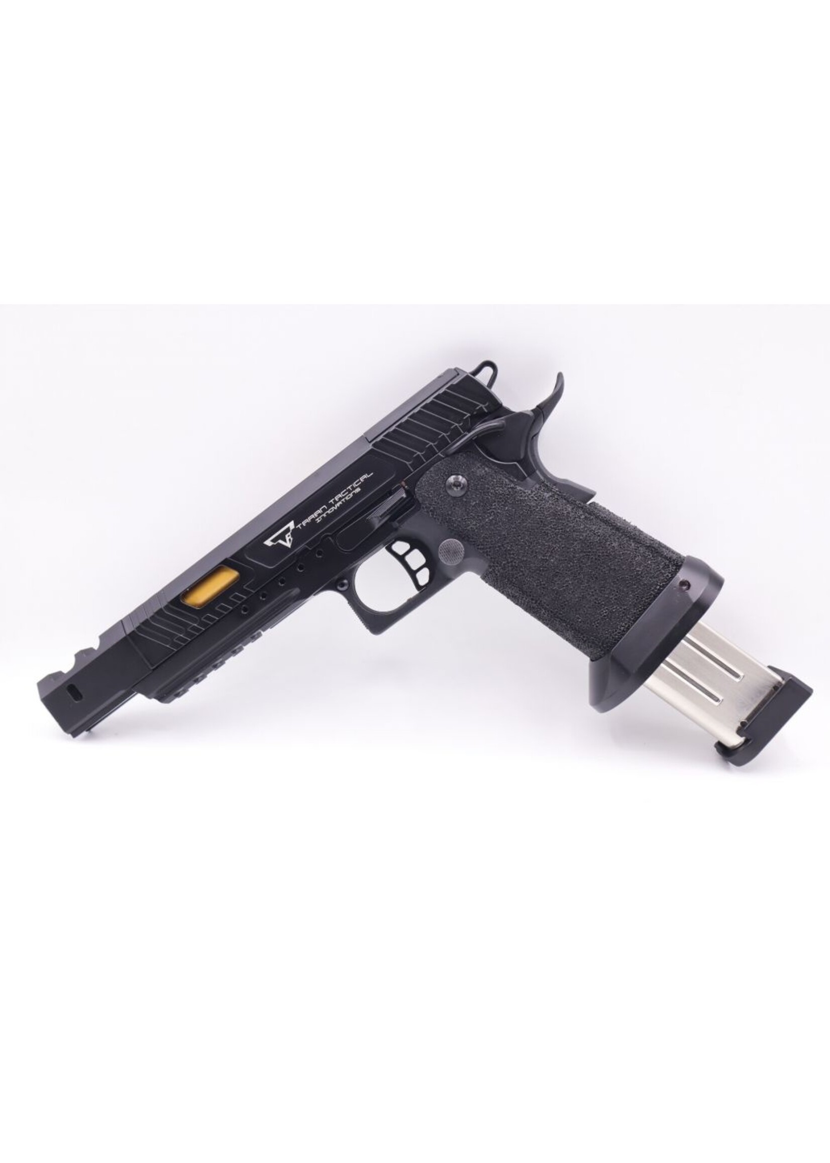 ARMY ARMAMENTS Jag Precision x Taran Tactical International Combat Master ALPHA Hi-Capa GBBP (R601-3 - Black)