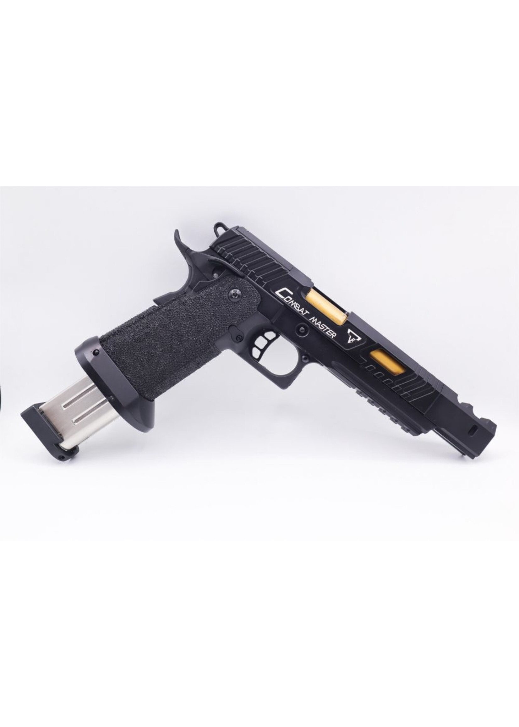 ARMY ARMAMENTS Jag Precision x Taran Tactical International Combat Master ALPHA Hi-Capa GBBP (R601-3 - Black)