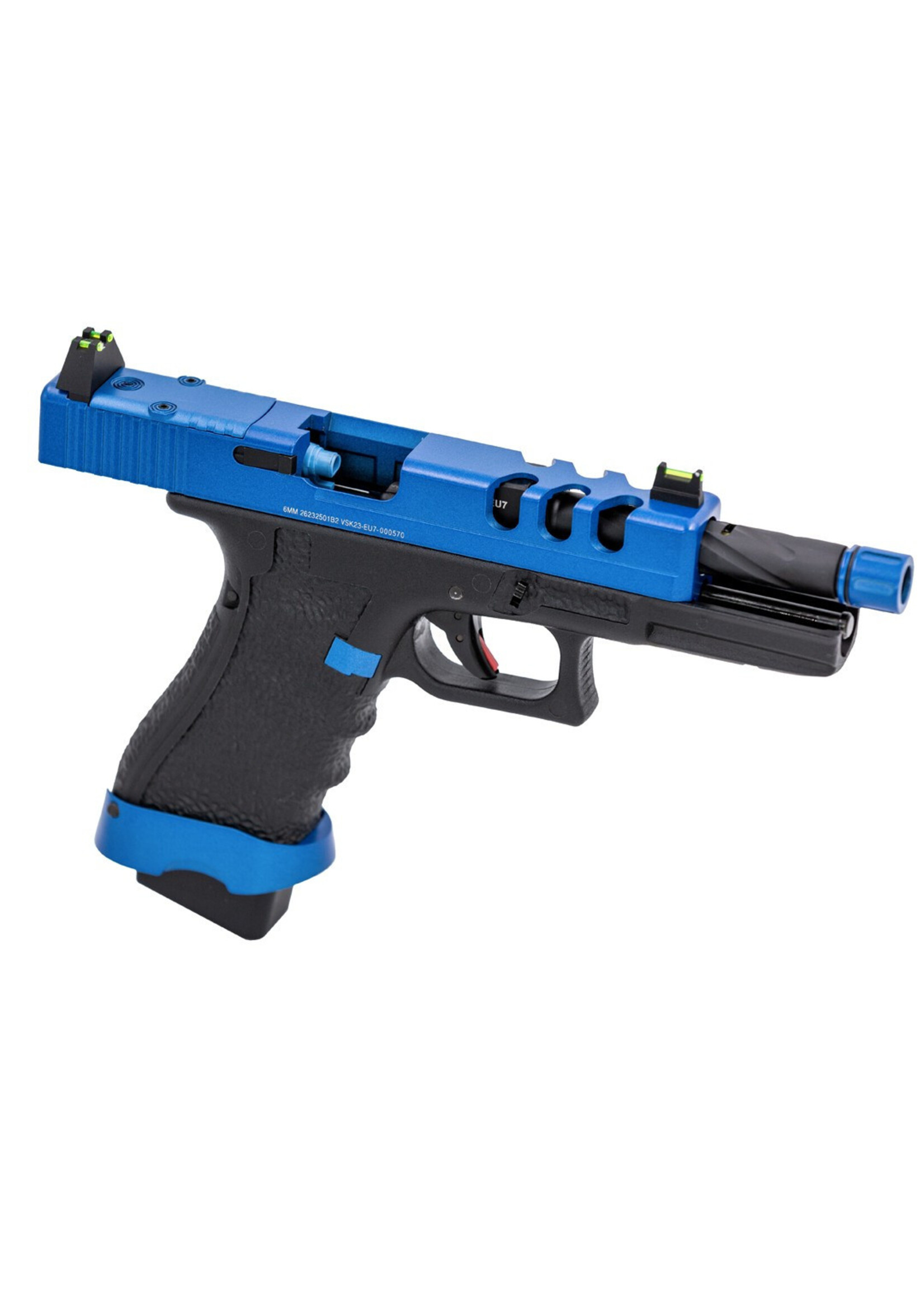 VORSK Vorsk EU7 Gas Blowback Airsoft Pistol in V-Blue