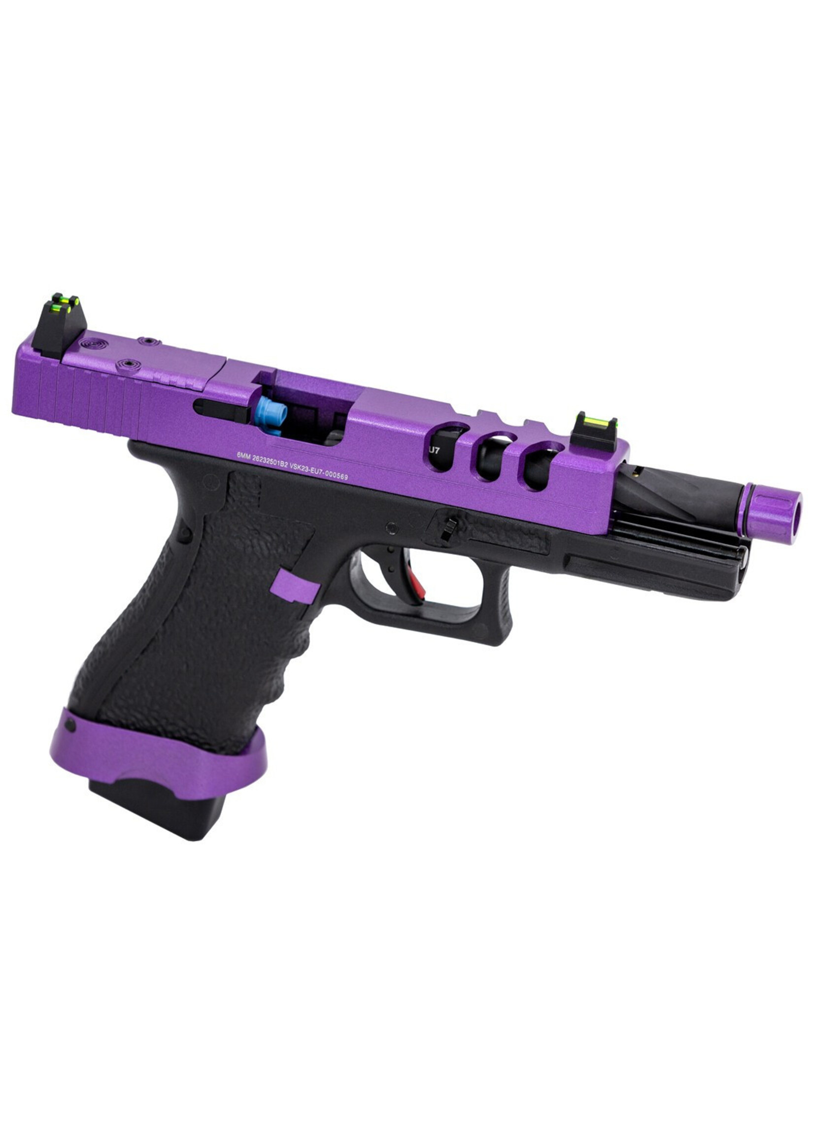 VORSK Vorsk EU7 Gas Blowback Airsoft Pistol in Purple