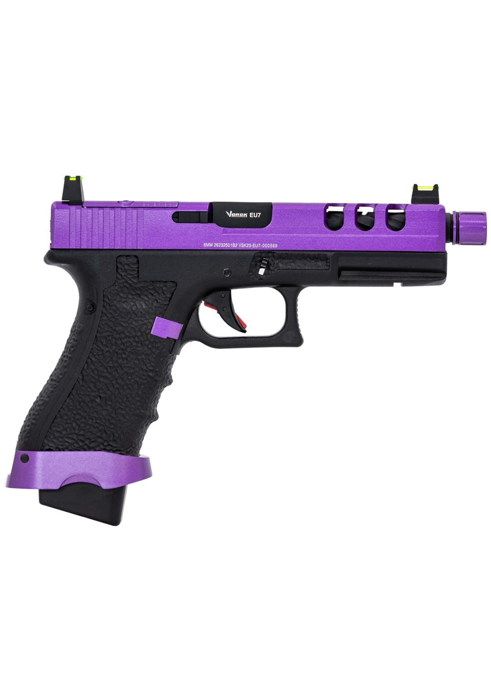 VORSK Vorsk EU7 Gas Blowback Airsoft Pistol in Purple