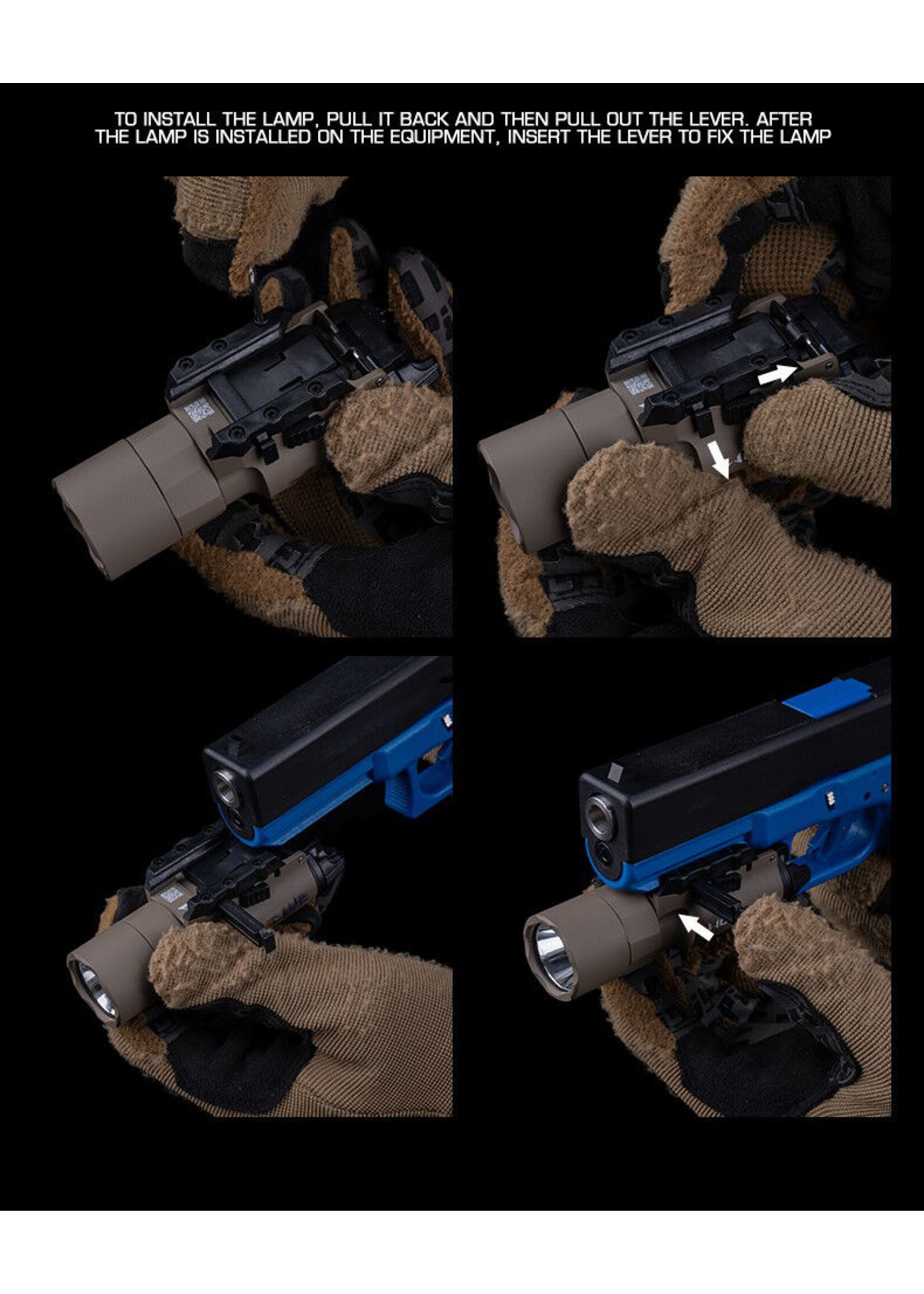 BIG FOOT Big Foot - X300-A Flashlight Torch (SF Model - Tan)