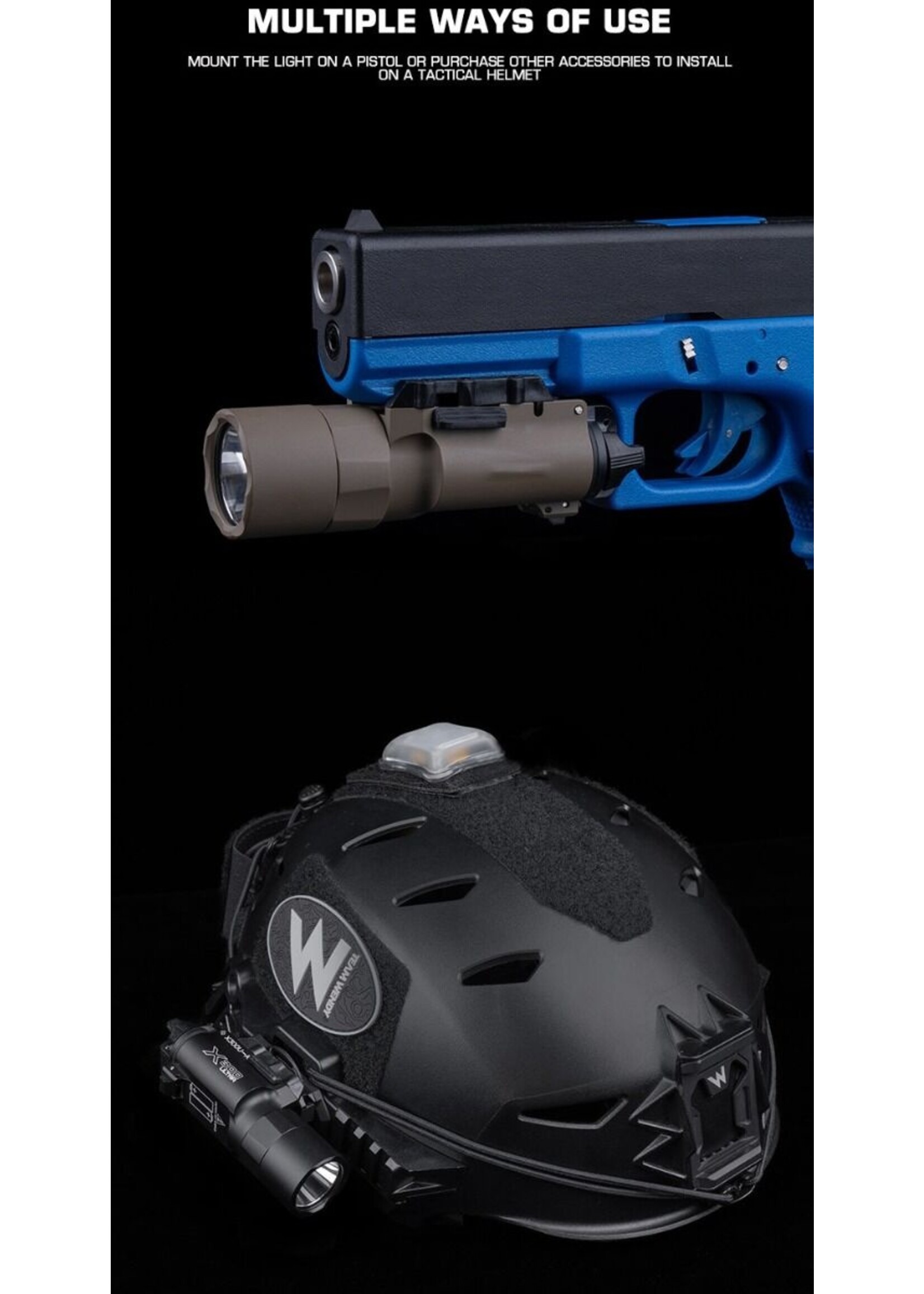 BIG FOOT Big Foot - X300-A Flashlight Torch (SF Model - Tan)