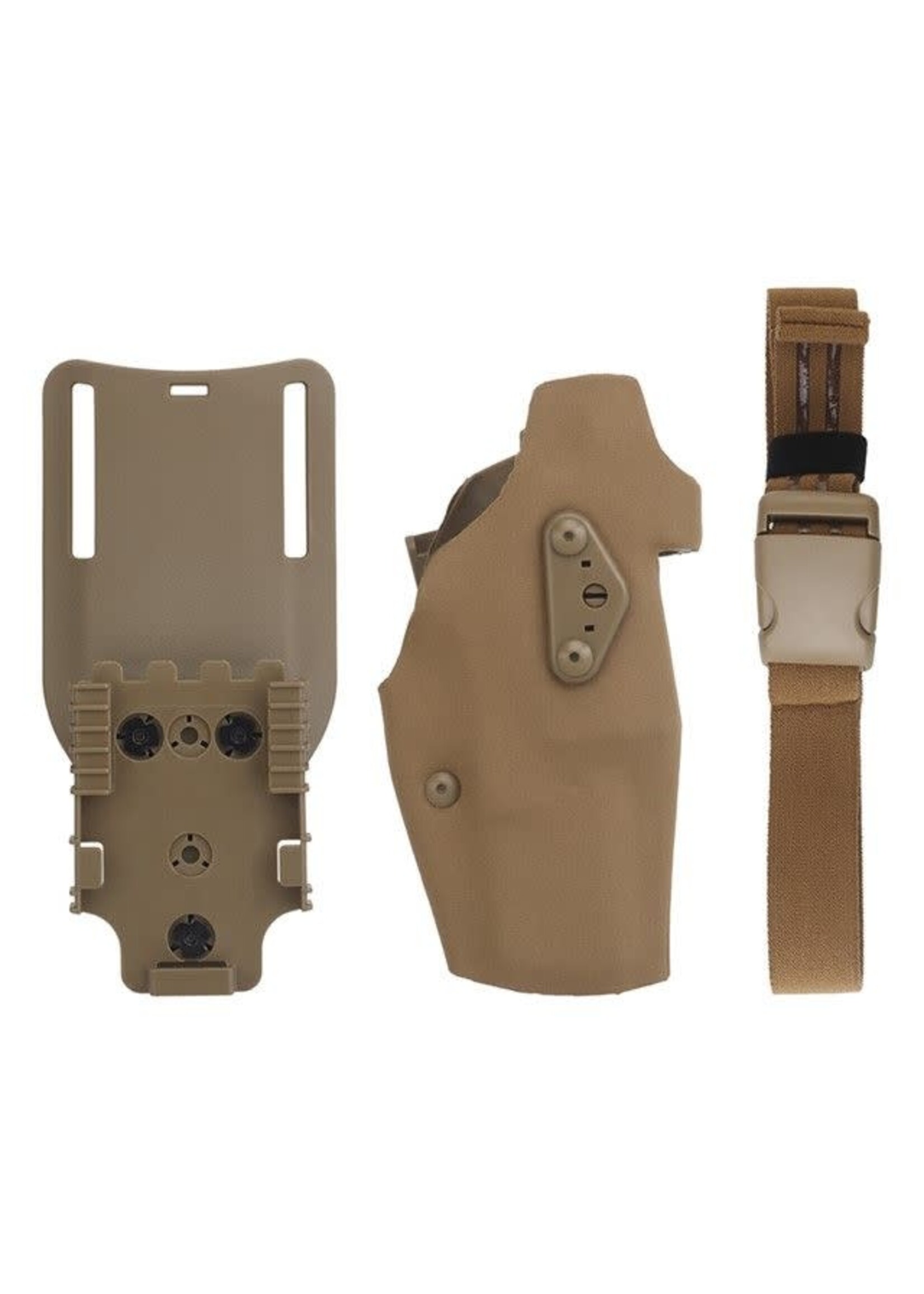 wosport WoSport 17 Series Quick Release Holster with QLS Kit and Belt (Tan)