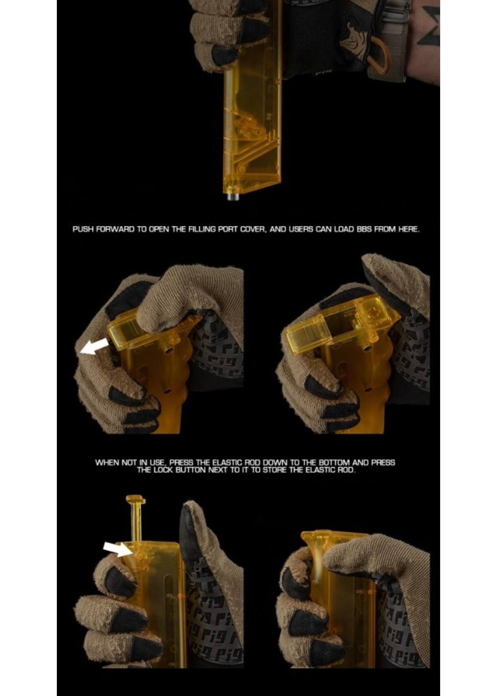 BIG FOOT Big Foot - 6mm Speedloader - 300 Rounds (Clear)