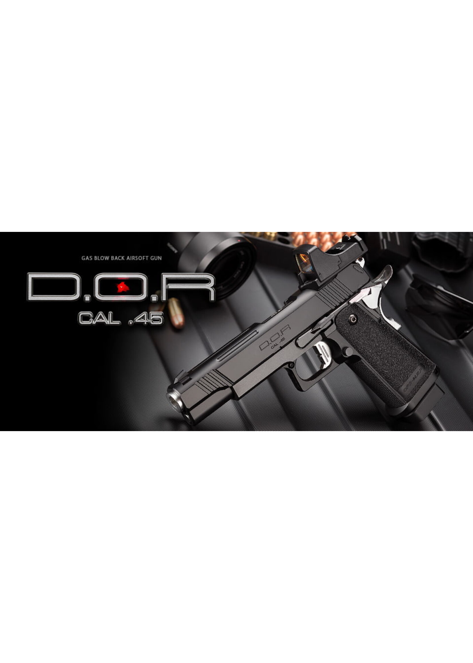 TOKYO MARUI Tokyo Marui Hi-Capa D.O.R. (Direct Optics Ready) Gas Pistol (DOR - Black)