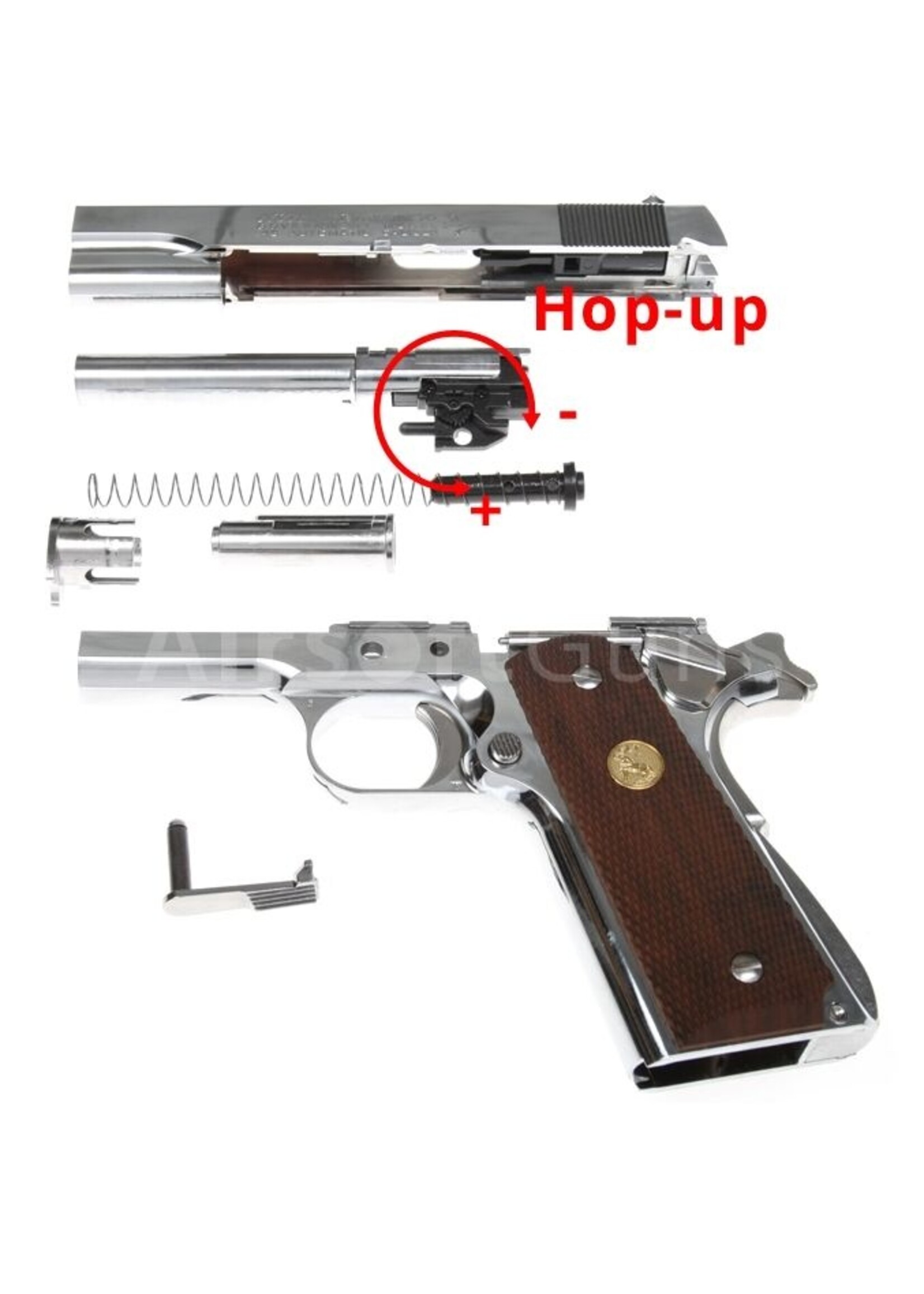 TOKYO MARUI Tokyo Marui Colt Government 1911 MK IV Series 70 (Nickel/Silver)