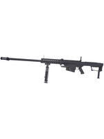 BARRET FIRE ARMS Barrett Snow Wolf M107A1 AEG Sniper Rifle with Bipod (SW-13 BK)