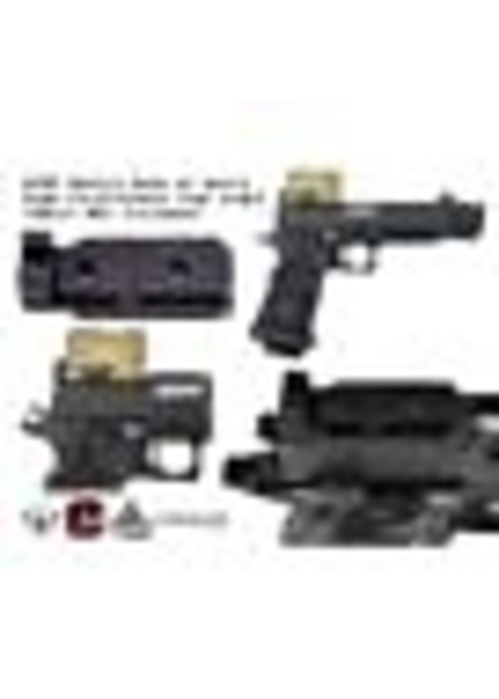 staccato Staccato Licensed P New Version with Comp Gas Blowback Airsoft Pistol (R611-2A)