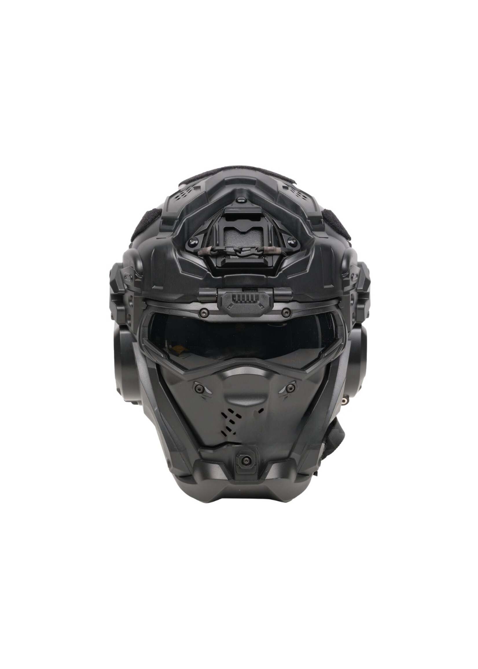 wosport HL99-BK Airsoft Tactical Helmet with Built-In communication and cooling system