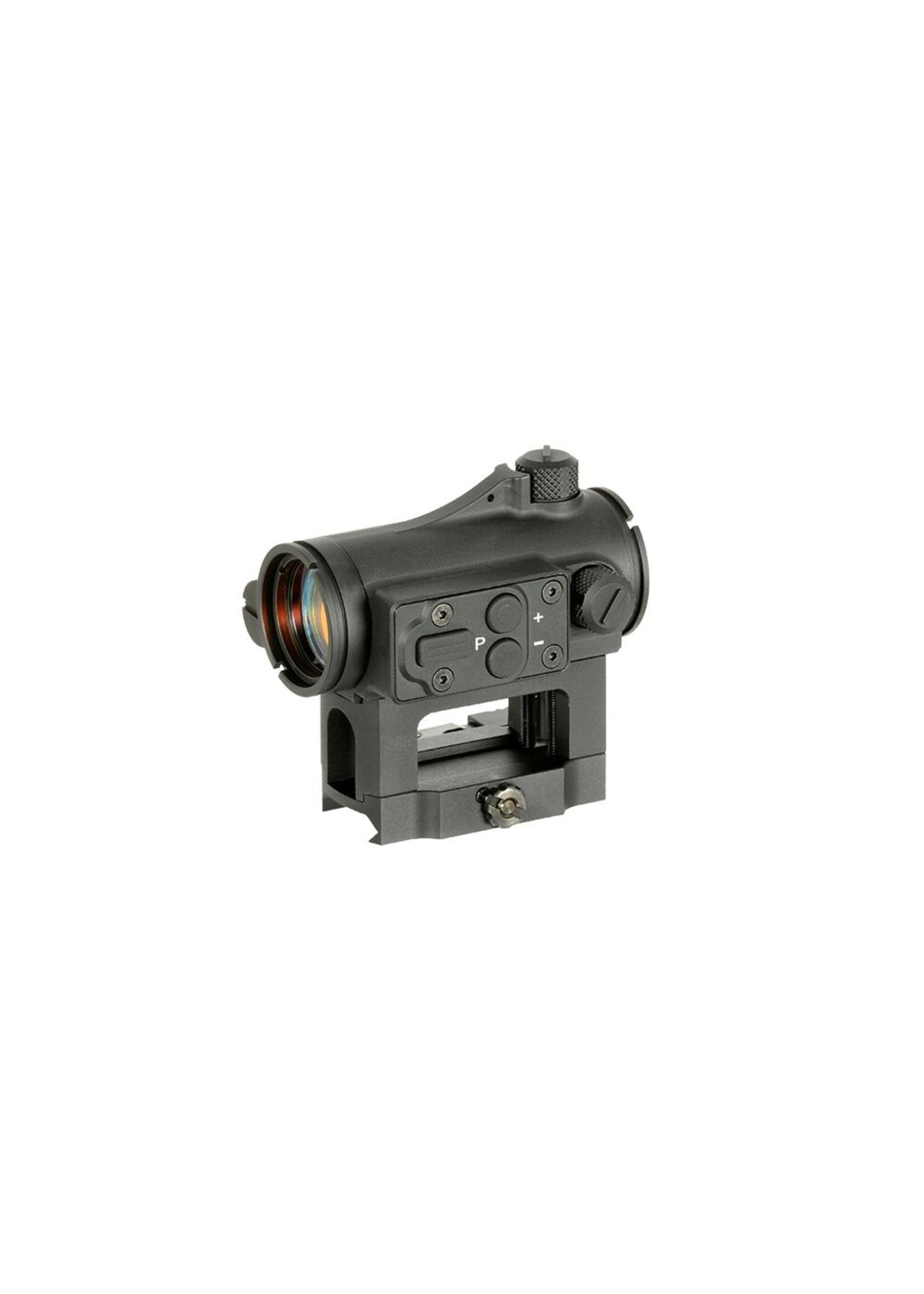 jjairsoft JJ Airsoft ZV-1 Collimator Replica with Low and High Mount (Black)