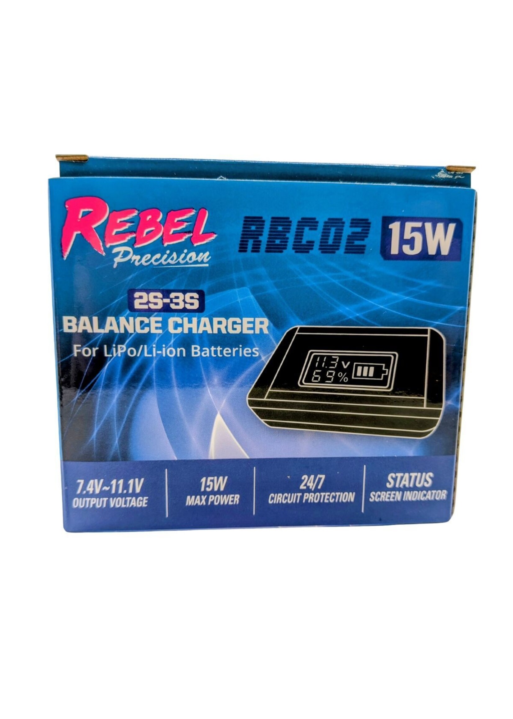 REBEL Rebel RBC02 Ultra Compact Smart Charger (Lipo/Li-Ion)