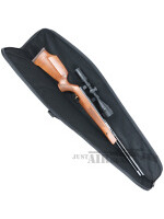 TRIMEX C-005 125cm Soft Padded Rifle Bag with 25cm Accessory Pocket – Black Tactical Carry Case