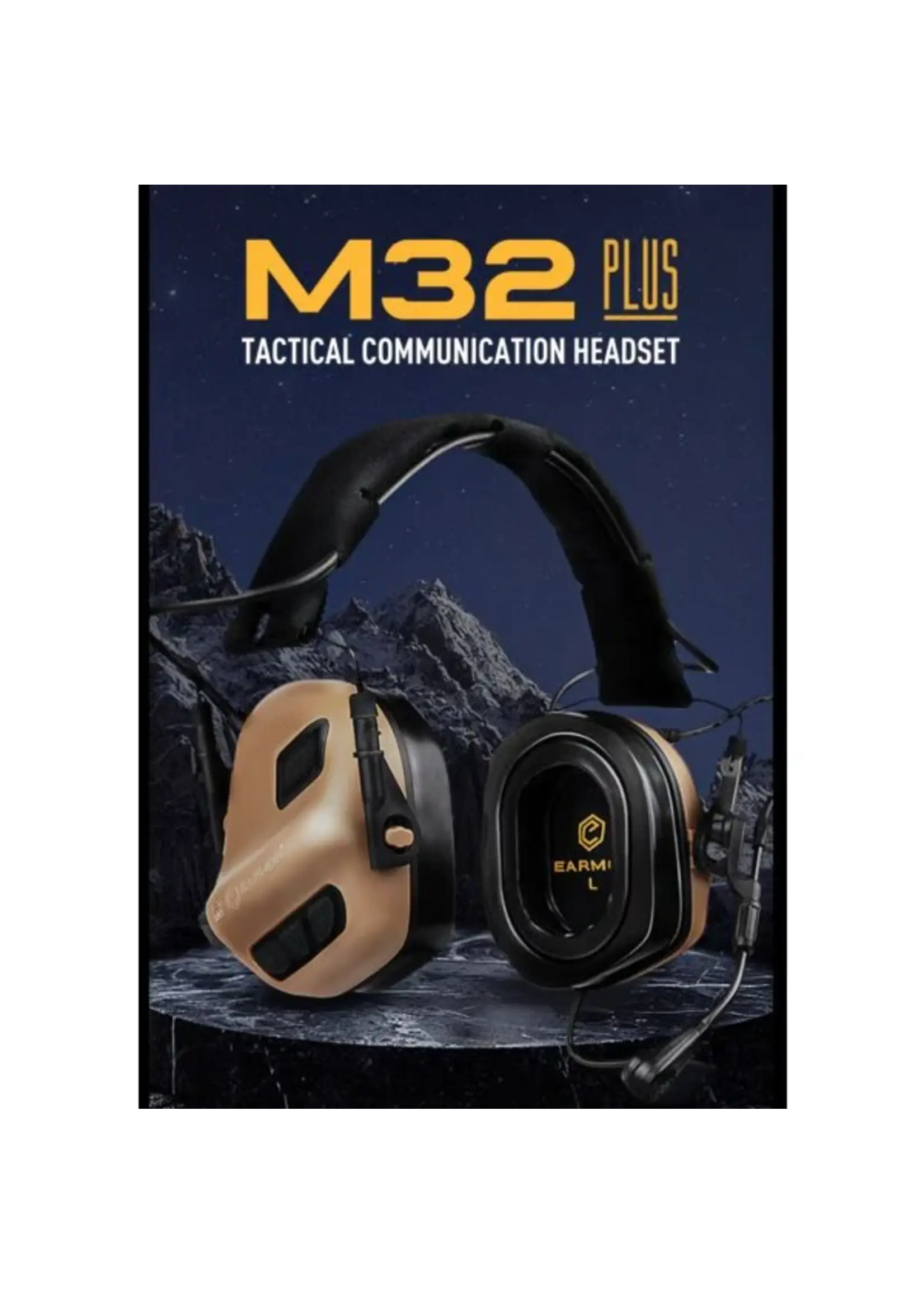 earmor Earmor M32 Plus Tactical Headset With Mic