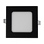 PURPL LED Downlight | 3000K Warm Wit | 6W | 120 mm | Vierkant | Inbouw | Zwart