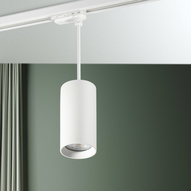 PURPL Railamartuur | 3-fase | hanglamp met GU10 fitting | Wit