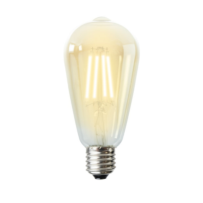 Gledopto Zigbee | Pro Slimme LED Filament Lamp | E27 | ST64 | CCT | 7W | Amber