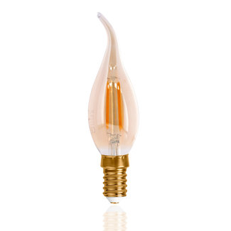 PURPL LED Filament Lamp E14 C35T 2200K Dimbaar 5W Amber