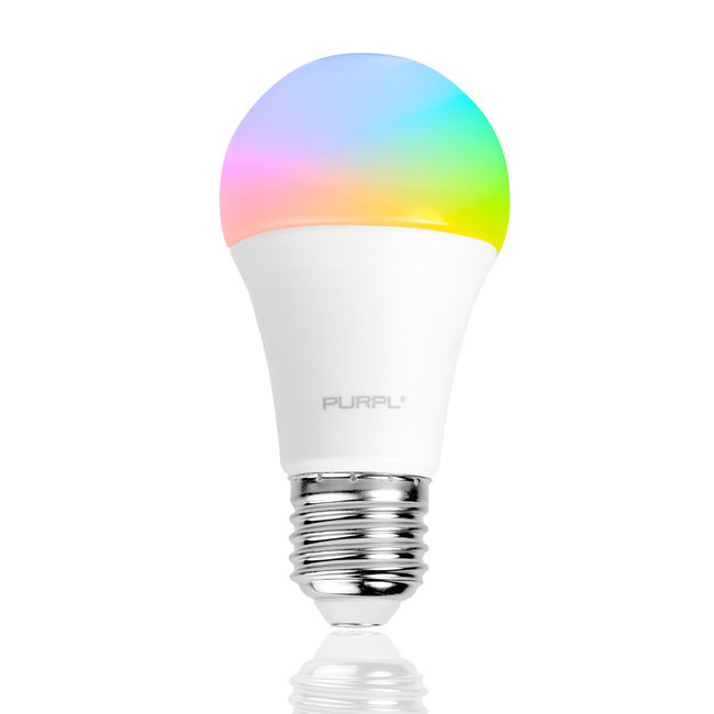 PURPL Slimme LED Lamp E27 RGB+CCT A60 9W