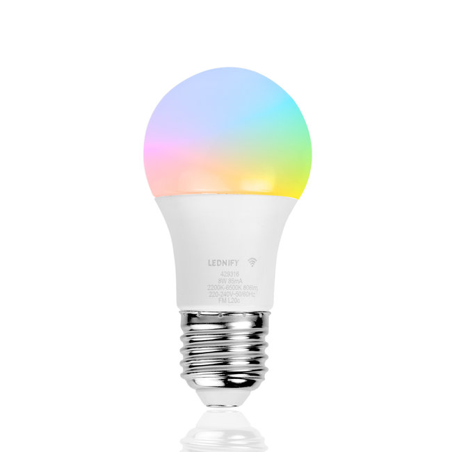 Lednify WiZ Connected | Smart LED Classic lamp RGB+CCT 8W E27