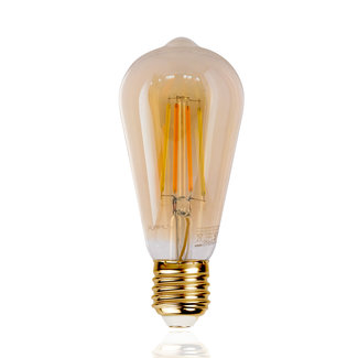 PURPL Slimme LED Filament Lamp E27 ST64 CCT 6W | Tuya
