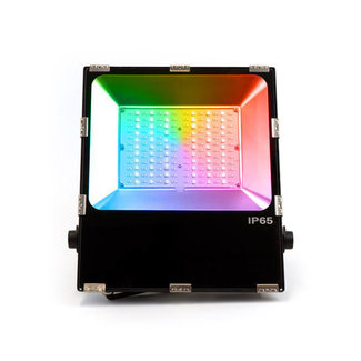 MiBoxer/Mi-Light LED Bouwlamp | Breedstraler 100W RGB+CCT | zwart