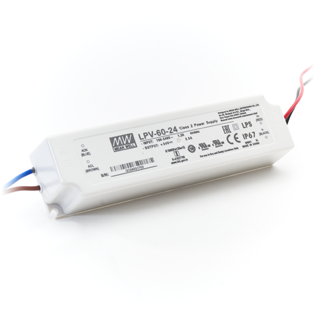 Meanwell LED Driver Mean Well Voeding 60W 24V 2,5A LPV