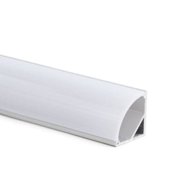 PURPL LED Strip Profiel Aluminium 1,5m | 20x20mm | Hoek