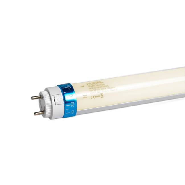 PURPL LED TL Buis 120cm - 4000K Helder Wit - 18W - 2880 Lumen - Premium