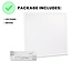 PURPL LED Paneel Zwart 60x60 | 25W | Helder Wit 4000K| 125 lm/W | 3125 lm | Flikkervrij | Edge-lit