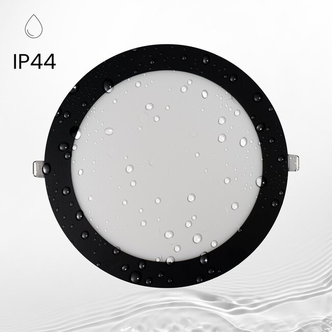 PURPL LED Downlight | 4000K Helder Wit | 12W | ø170 mm | Rond | Inbouw | Zwart